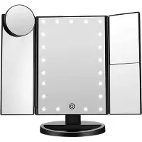 Uniq Hollywood trifold make up spejl sort