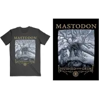 Ginza.se Mastodon: Unisex T-Shirt/Hushed & Grim Cover (Black) (Small)