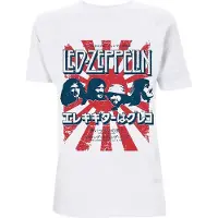 Ginza.se Led Zeppelin: Unisex T-Shirt/Japanese Burst (White) (XX-Large)