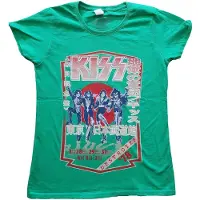 Ginza.se KISS: Ladies T-Shirt/Destroyer Tour '78 (Green) (X-Small)