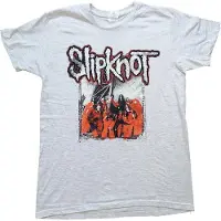 Ginza.se Slipknot: Unisex T-Shirt/Self Titled (Grey) (Back Print) (X-Large)