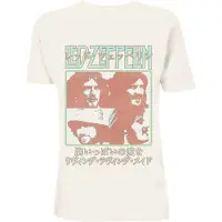 Ginza.se Led Zeppelin: Unisex T-Shirt/Japanese Poster (Natural) (X-Large)