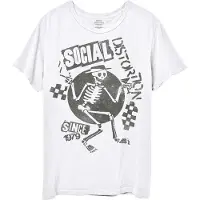 Ginza.se Social Distortion: Unisex T-Shirt/Speakeasy Checkerboard (White) (Medium)