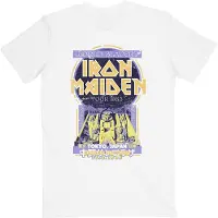 Ginza.se Iron Maiden: Unisex T-Shirt/Powerslave Japan Flyer (White) (X-Large)