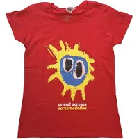 Ginza.se Primal Scream: Ladies T-Shirt/Screamadelica (Red) (Medium)