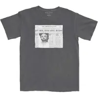 Ginza.se Kevin Gates: Unisex T-Shirt/The Paper (Charcoal Grey) (Medium)