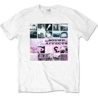 Ginza.se The Jam: Unisex T-Shirt/Sound Affects (White) (Medium)