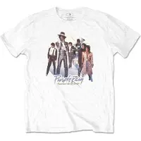 Ginza.se Prince: Unisex T-Shirt/Purple Rain Circle (White) (Medium)