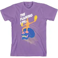 Ginza.se The Flaming Lips: Unisex T-Shirt/Skull Rider (Purple) (Small)