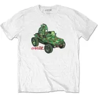 Ginza.se Gorillaz: Unisex T-Shirt/Green Jeep (White) (XX-Large)