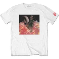 Ginza.se The Rolling Stones: Unisex T-Shirt/Goats Head Soup (White) (Sleeve Print) (Medium)