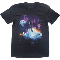 Ginza.se Prince: Unisex T-Shirt/Lotus Flower (Black) (Back Print) (X-Large)