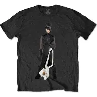 Ginza.se Prince: Unisex T-Shirt/W2A White Guitar (Black) (Back Print) (Medium)