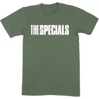 Ginza.se The Specials: Unisex T-Shirt/Solid Logo (Military Green) (Large)
