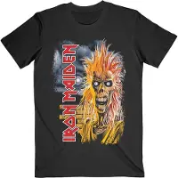 Ginza.se Iron Maiden: Unisex T-Shirt/First Album Track list V.3. (Black) (Back Print) (Small)