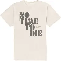 Ginza.se James Bond 007: Unisex T-Shirt/No Time to Die (Natural) (XX-Large)