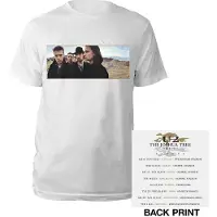 Ginza.se U2: Unisex T-Shirt/Joshua Tree Photo (White) (Back Print & Ex-Tour) (Small)