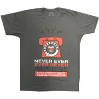 Ginza.se Radiohead: Unisex T-Shirt/Never Pick It Up (Charcoal Grey) (Medium)