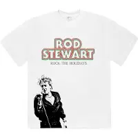 Ginza.se Rod Stewart: Unisex T-Shirt/Rock The Holidays (White) (X-Large)