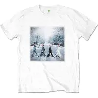 Ginza.se The Beatles: Unisex T-Shirt/Abbey Christmas (White) (X-Large)
