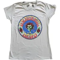 Ginza.se Grateful Dead: Ladies T-Shirt/Bertha Circle Vintage Wash (Grey) (Large)