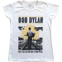 Ginza.se Bob Dylan: Ladies T-Shirt/Slow Train (White) (XX-Large)