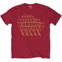 Ginza.se David Bowie: Unisex T-Shirt/Pheonix Festival (Cardinal Red) (Back Print) (XX-Large)