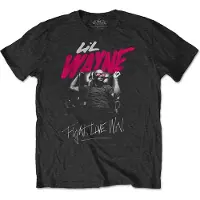 Ginza.se Lil Wayne: Unisex T-Shirt/Fight, Live, Win (Black) (Medium)