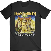Ginza.se Iron Maiden: Unisex T-Shirt/Powerslave World Slavery Tour (Black) (Back Print) (XX-Large)