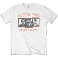 Ginza.se The Beastie Boys: Unisex T-Shirt/So What Cha Want (White) (XX-Large)