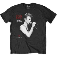 Ginza.se David Bowie: Unisex T-Shirt/Dallas '95 (Black) (Back Print) (Small)