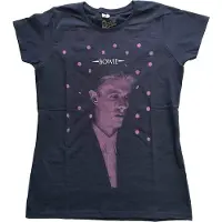 Ginza.se David Bowie: Ladies T-Shirt/Dots (Navy Blue) (Large)