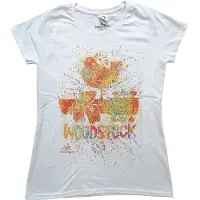 Ginza.se Woodstock: Ladies T-Shirt/Splatter (White) (X-Large)