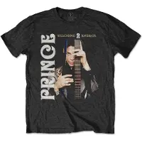 Ginza.se Prince: Unisex T-Shirt/Welcome 2 America (Black) (X-Large)