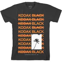 Ginza.se Kodak Black: Unisex T-Shirt/Palm (Black) (Medium)