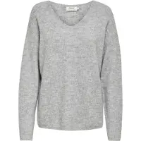 ONLY Tröja 'ONLCamilla' gråmelerad