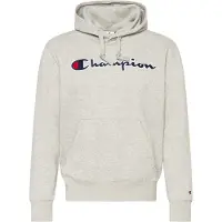 Champion Fashion Hoodie - Gråmelerad m. Logo - - 16-18 år (176-188) - Hoodie