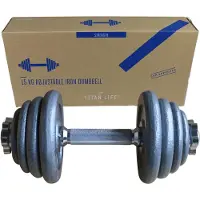 Titan Life LIFE 15 kg Adjustable Iron Dumbbell
