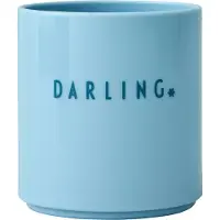 Design Letters Mugg - Tritan - Favourite - Ljusblå - - One Size - Mugg