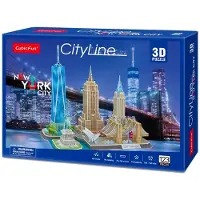 Cubic Dante Pussel 3D City Line New York City (20255)