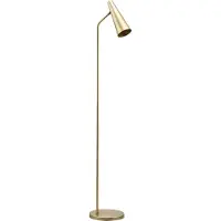 House Doctor Golvlampa , Guld / mässing, Vardagsrum, Metall