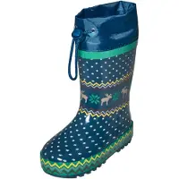 Playshoes Gummistövel marinblå / blandade färger