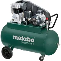Metabo Mega 350-100 D Tryckluftskompressor 90 l 10 bar