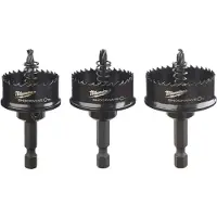 Milwaukee Hålsågssats ShockWave 49224800; 22/29/35 mm; 3 st.