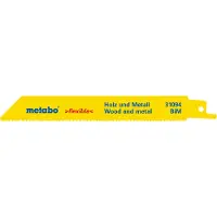 Metabo 628246000 25 sabelsågblad trä+metall150 25 st