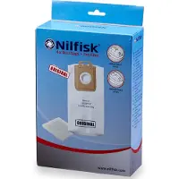 Nilfisk Dammpåse ; 4 st.; + Primärfilter