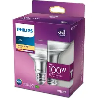Philips 77387800 LED-lamp EEK F (A - G) E27 Reflektor 8 W = 100 W Varmvit (Ø x L) 8 cm x 11.2 cm 1 st