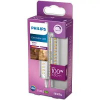Philips - LED-glödlampa - form: majs - R7s - 14 W (motsvarande 100 W) - klass E - vitt ljus - 3000 K