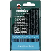 Metabo 627161000 Metall-spiralborrset 13 delar 1.5 mm, 2 mm, 2.5 mm, 3 mm, 3.2 mm, 3.5 mm, 4 mm, 4.5 mm, 4.8 mm, 5 mm, 5.5 mm, 6 mm 13 st