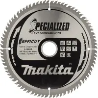 Makita Sågklinga för trä Efficut; 216x1,5x30 mm; Z80; 10°